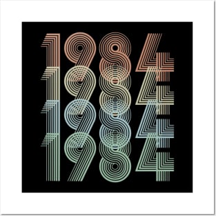 Vintage 1984 36th Birthday Gift Men Women Posters and Art